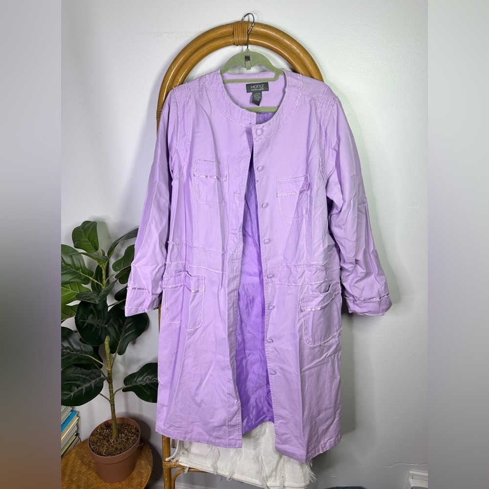 Motto Your Style Mantra Lavender Purple Coat sz 1X